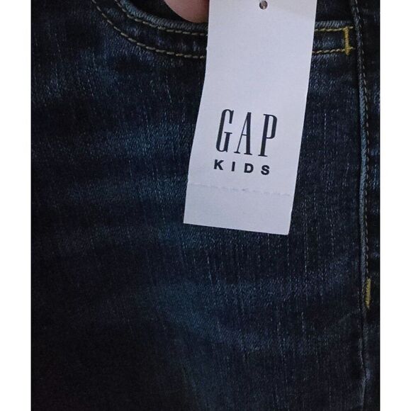 Gap Kids Stretch Super Skinny Jeans Size 12 Dark Wash Denim - Picture 5 of 9